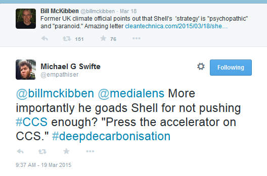 Bill McKibben Tweet CCS Shell 2